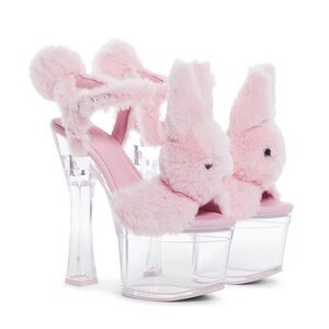 Dolls Kill plush bunny heels